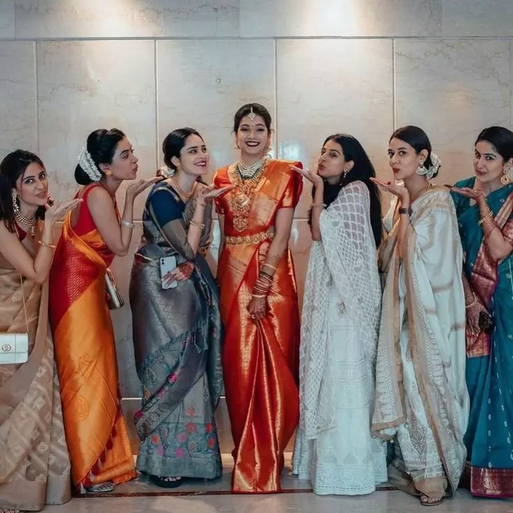 South Indian Bridal Drapes